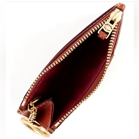 COACH Signature Coated Canvas Skinny Mini ID Wallet - Picture 7 of 9